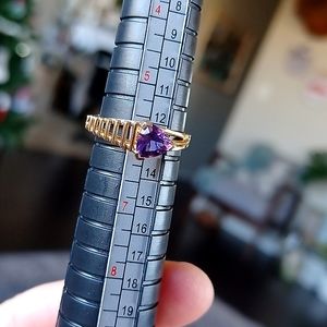 Gorgeous Amethyst 14k yellow Gold Ring